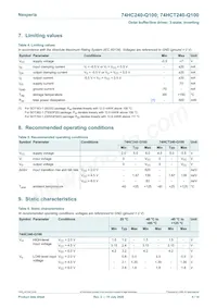 74HC240D-Q100 Datasheet Pagina 4