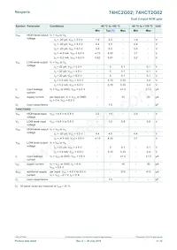 74HC2G02GD Datasheet Pagina 4