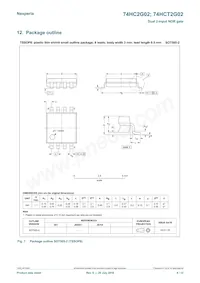 74HC2G02GD Datasheet Pagina 8