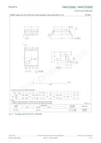 74HC2G02GD Datasheet Pagina 9