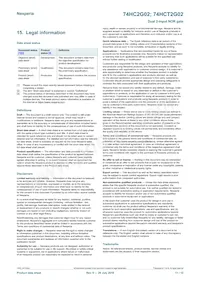 74HC2G02GD Datasheet Pagina 11