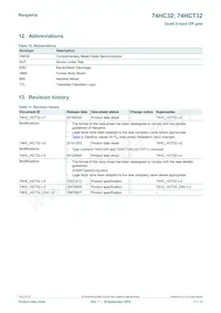 74HC32PW/AUJ Datasheet Page 11