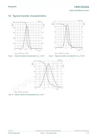 74HC3GU04GD Datasheet Pagina 7