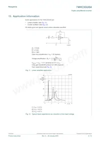 74HC3GU04GD Datasheet Pagina 8