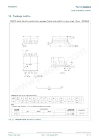 74HC3GU04GD Datasheet Pagina 10