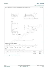 74HC3GU04GD Datasheet Pagina 11