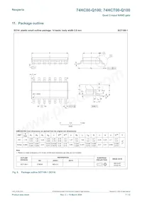 74HCT00BQ-Q100數據表 頁面 7