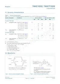 74HCT1G02GV Datasheet Pagina 5