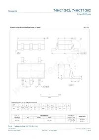 74HCT1G02GV Datasheet Pagina 7