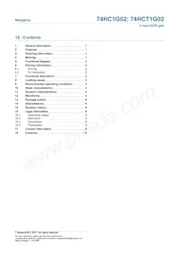 74HCT1G02GV Datasheet Page 10