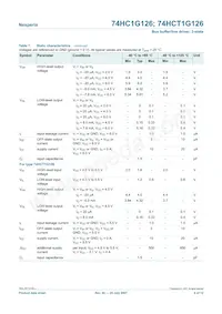 74HCT1G126GV Datasheet Pagina 4