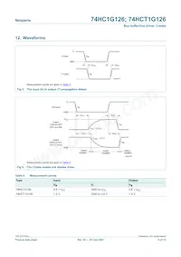 74HCT1G126GV數據表 頁面 6