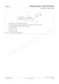 74HCT1G126GV數據表 頁面 7