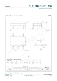 74HCT1G126GV Datasheet Pagina 9