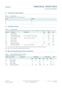 74HCT1G14GW-Q100H Datenblatt Seite 3