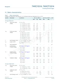 74HCT1G14GW-Q100H Datasheet Pagina 4