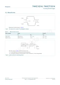 74HCT1G14GW-Q100H Datasheet Pagina 6