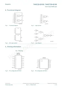 74HCT20D-Q100 Datenblatt Seite 2