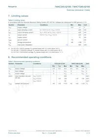 74HCT245D-Q100J Datenblatt Seite 4