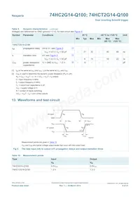 74HCT2G14GW-Q100H數據表 頁面 8
