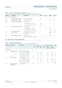 74HCT2G34GV Datasheet Page 7