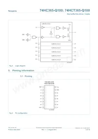 74HCT365D-Q100 Datenblatt Seite 3