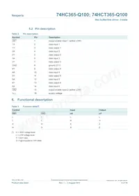 74HCT365D-Q100 Datenblatt Seite 4