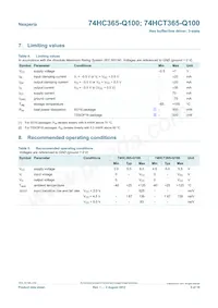 74HCT365D-Q100 Datenblatt Seite 5