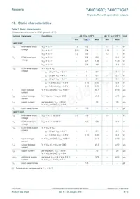 74HCT3G07GD數據表 頁面 4