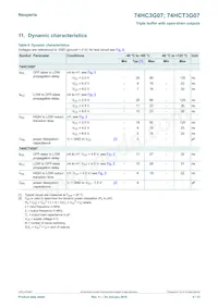 74HCT3G07GD數據表 頁面 5