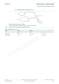 74HCT3G07GD Datasheet Pagina 6