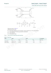 74HCT3G07GD Datasheet Pagina 7