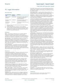 74HCT3G07GD Datasheet Pagina 11