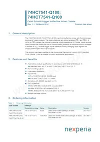 74HCT7541D-Q100J Datasheet Copertura