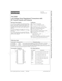 74LCX543MTCX Datasheet Pagina 2