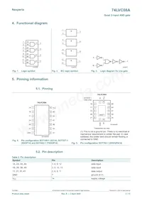 74LVC08APW/AUJ數據表 頁面 2