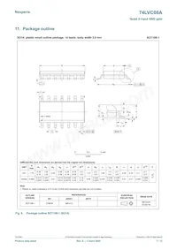 74LVC08APW/AUJ Datasheet Page 7