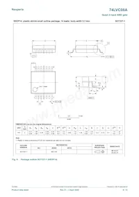 74LVC08APW/AUJ Datasheet Page 8