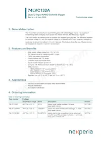 74LVC132AD Datasheet Cover