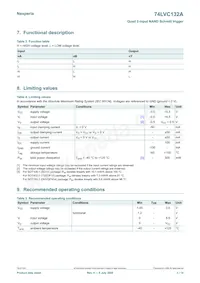 74LVC132AD Datasheet Page 3