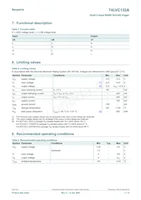 74LVC132AD Datasheet Pagina 3