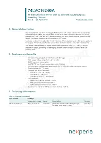 74LVC16240ADL Datasheet Copertura