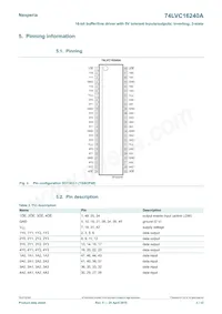 74LVC16240ADL Datasheet Pagina 3