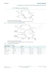 74LVC16240ADL Datasheet Pagina 7