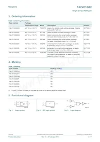 74LVC1G02GN Datasheet Page 2