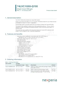 74LVC1G08GV-Q100 Datasheet Copertura