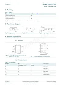 74LVC1G08GV-Q100數據表 頁面 2