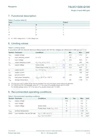 74LVC1G08GV-Q100 Datenblatt Seite 3