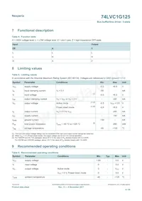 74LVC1G125GN Datasheet Pagina 4