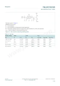 74LVC1G125GN Datasheet Page 9